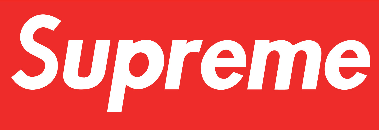 Supreme Logo Vinyl Sticker – Waterproof Decal for Laptop, Skateboard, Phone