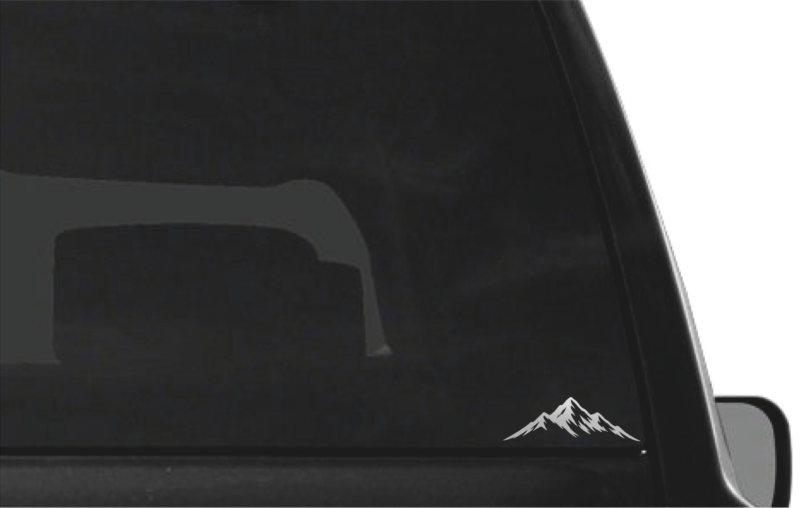 Mountain Range Vinyl decal Landscape mountains top Sticker