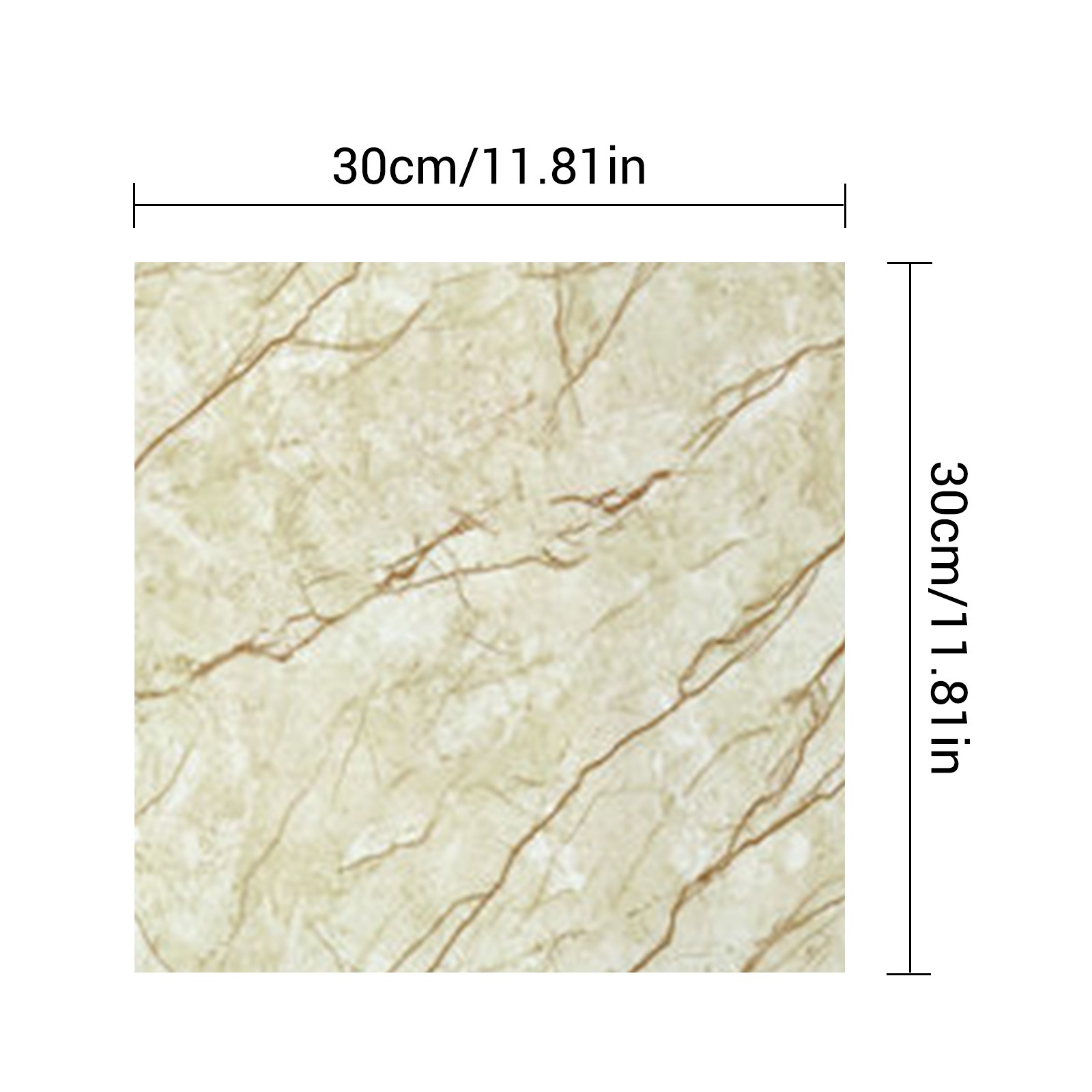 1-40pcs Marble Stone Tile Sticker Wall Paper PVC Panels Self-adhesive Waterproof