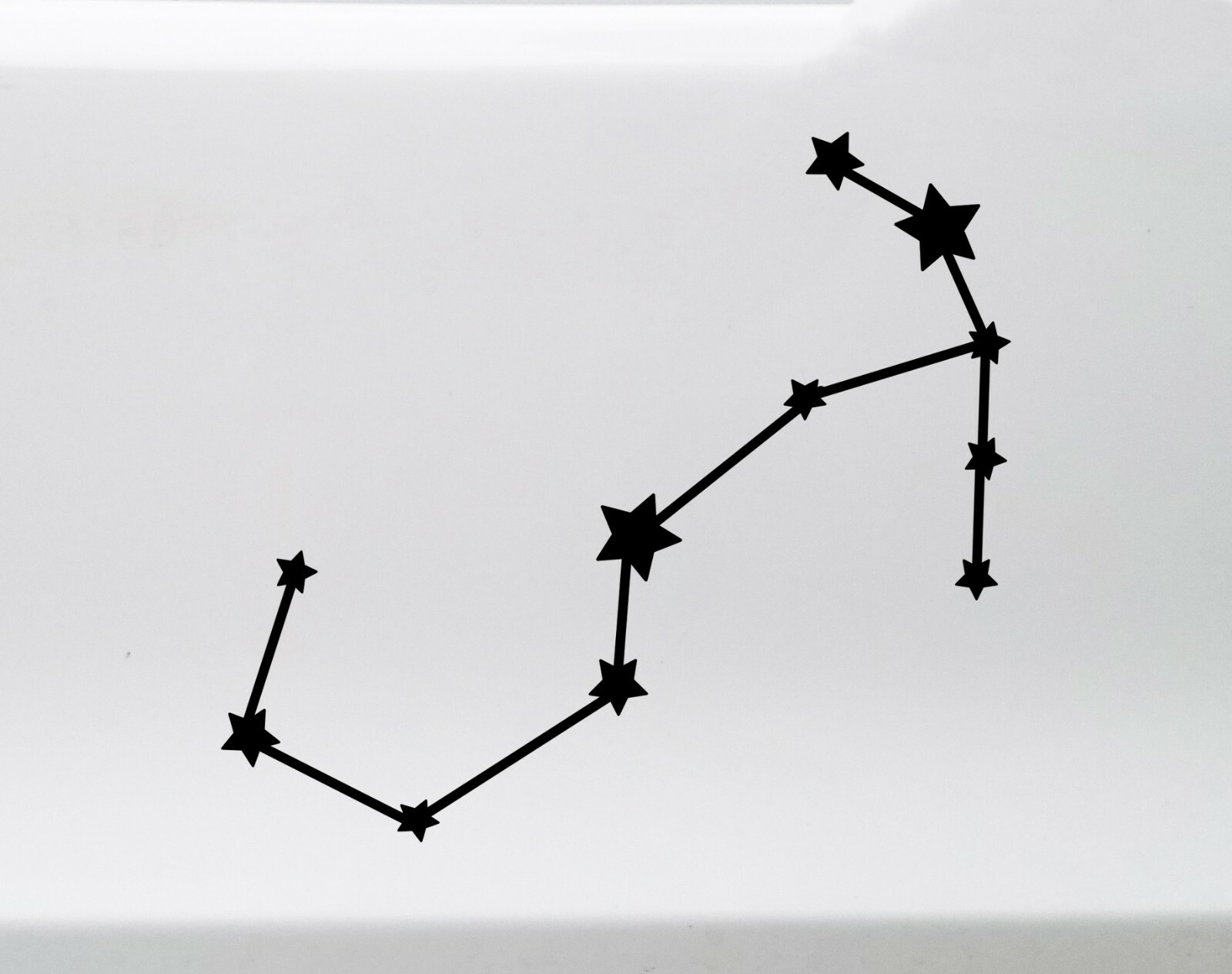 Scorpio Constellation Vinyl Decal – Stars Astrology Zodiac Sign Scorpion Sticker