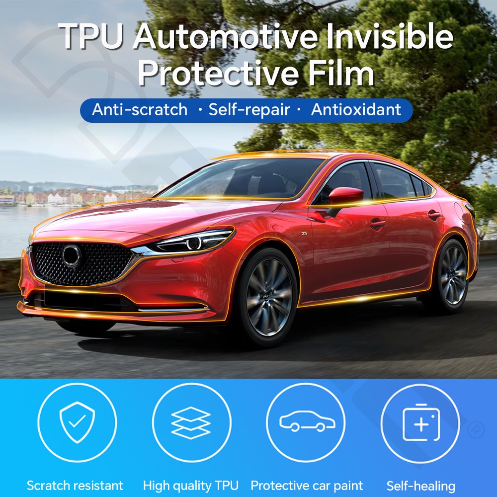 For Mazda 6 Atenza 2018-2021 PreCut Paint Protection TPU PPF Kit TPU Full Car