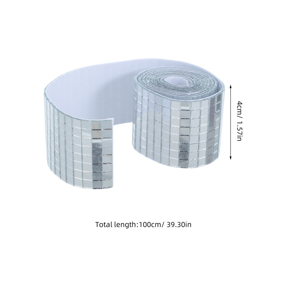 4 Rolls Mosaic Craft Small Pieces Tiles Disco