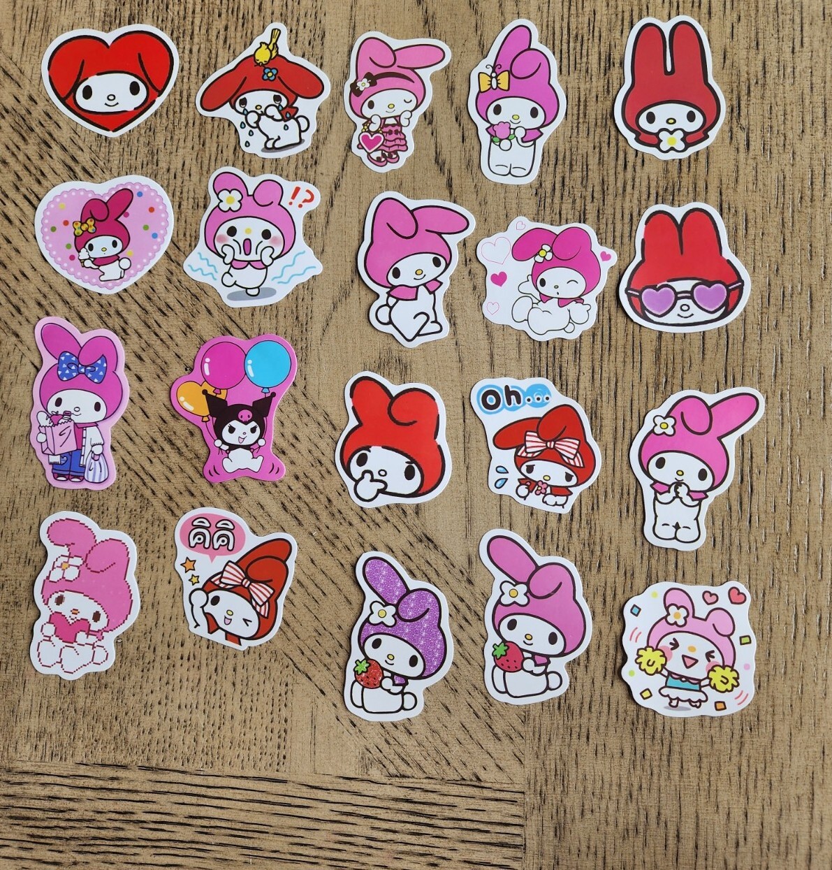 My Melody Stickers Hello Kitty Sanrio Stickers 50pcs tumbler laptop Kawaii New