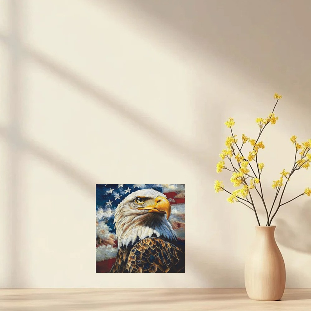 American Symbols Stickers Vinyl Self-adhesive Self-adhesive for Window Laptop UE