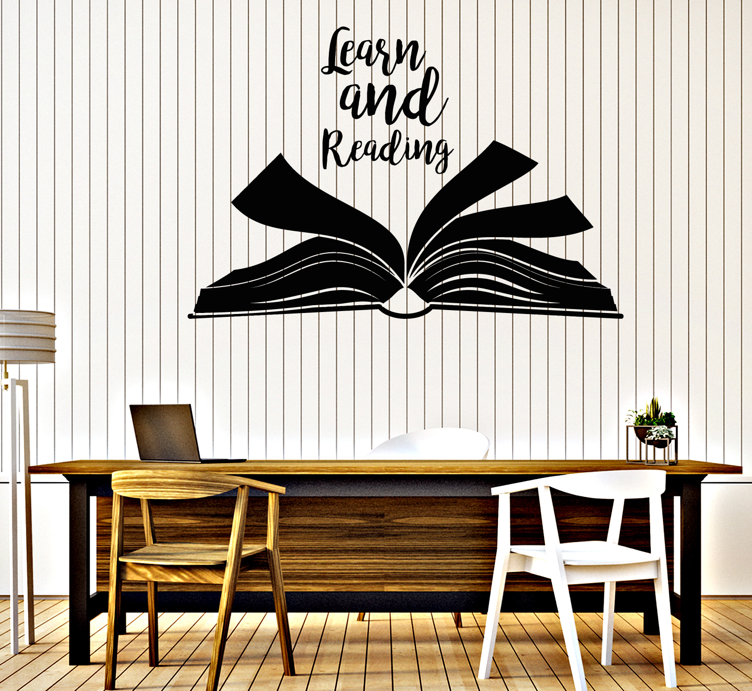 Wall Vinyl Decal Words of Edification Learn and Read School Library Decor z4688