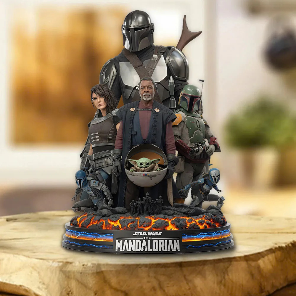 Wars x Mandalorian Custom Shape Acrylic Plaque