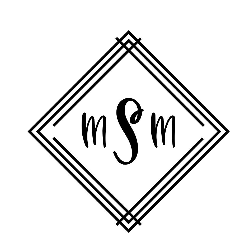 Custom Monogram Decal With – Oracal 651 Permanent Vinyl – Decor Home Many Sizes