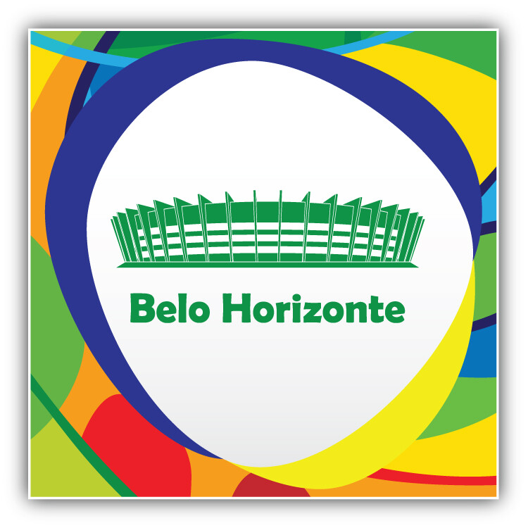 Belo Horizonte Brazil Olympic Games Car Bumper Sticker Decal – "SIZES"