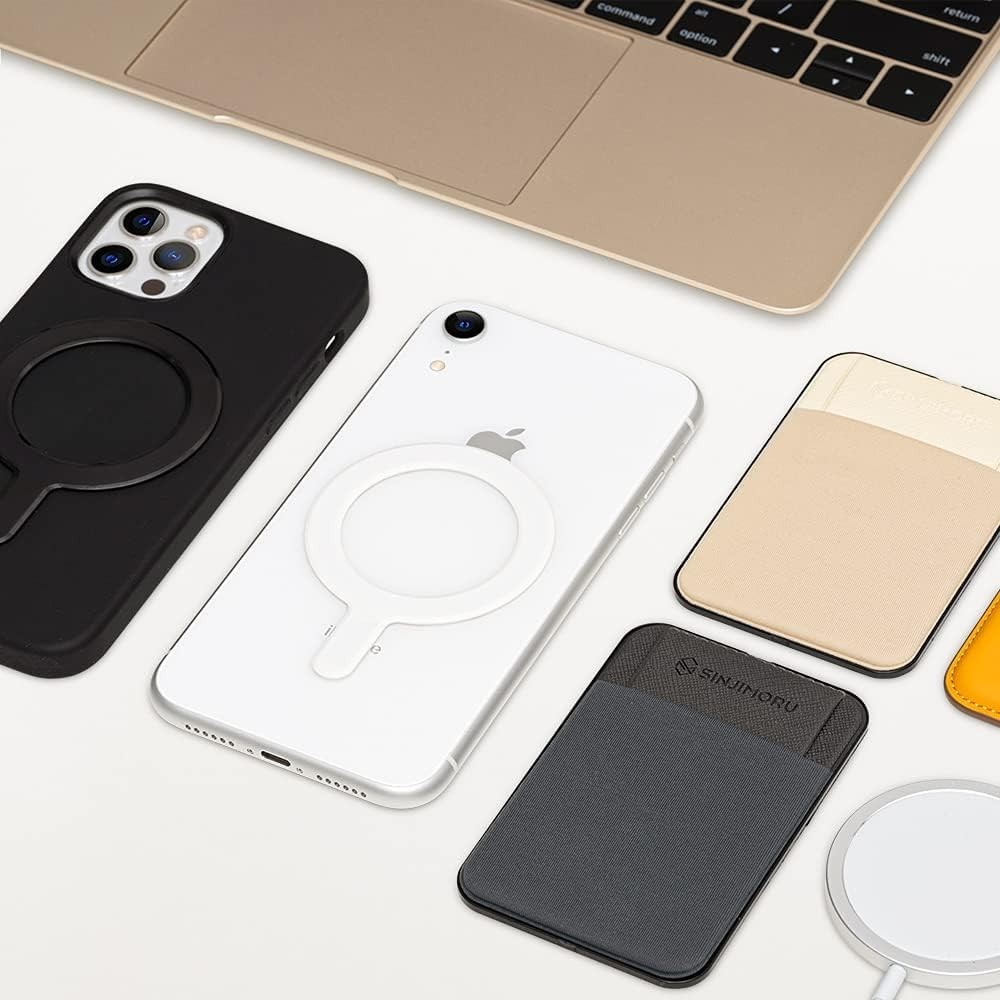 Strong Magnetic Ring for Wireless Charging, Fits iPhone and Galaxy Phones
