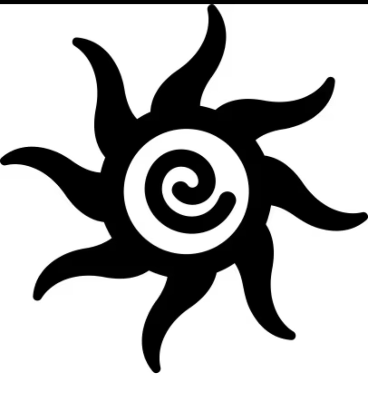 Tribal Sun Aztec Groovy – Decal Sticker – Multiple Colors & Sizes Car Laptop Cup