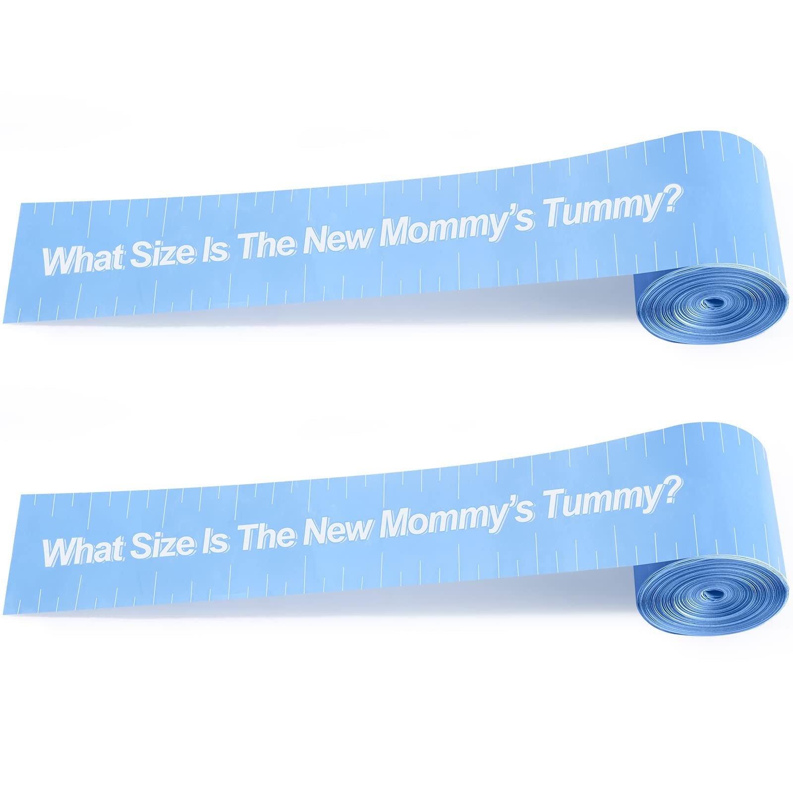 2 Rolls 2 Inch 150 Feet Baby Shower Measuring Tape Tummy Game Party Supplies