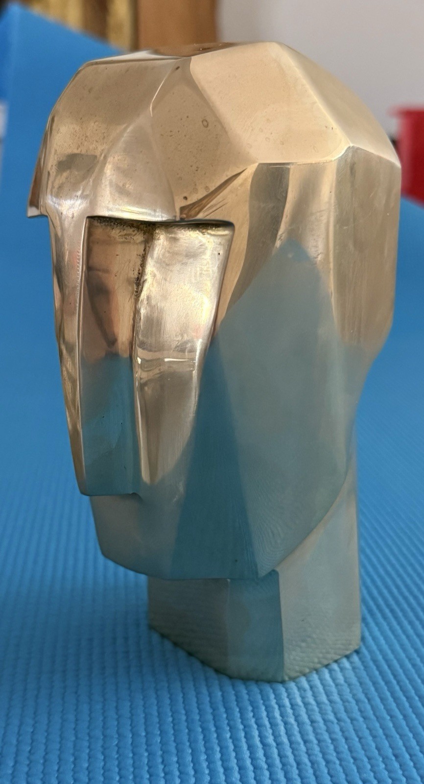 Brass Face Shape Piece Antique Finish