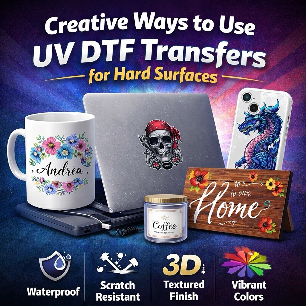Classic Muscle Car UV DTF Transfer Sticker Wrap DIY Cup ⭐️8 x 3.5 Inch(H) MT0001