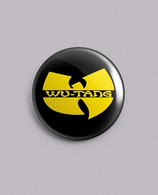 Wu-Tang Clan – Pin, Badge, Button – 1.25" -Logo – Hip Hop, Rap