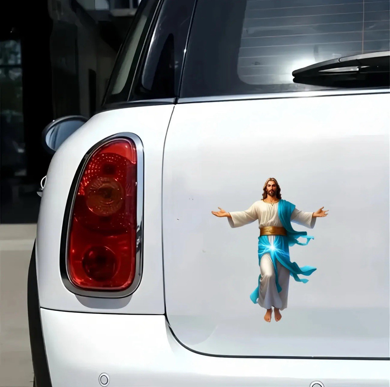 JESUS 5.5” VINYL DECAL DIECUT STICKER ROBE KING GOD PRAY CHRISTIAN FAITH 1PC