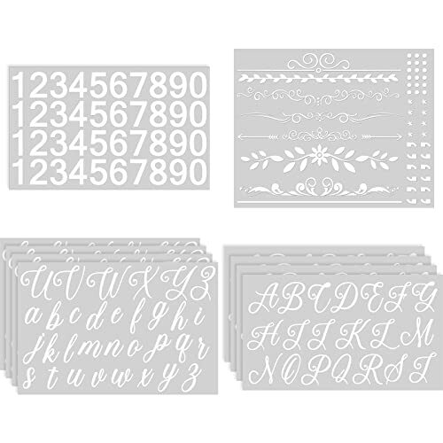 10 Sheets Mailbox Numbers Street Address Vinyl Decal White Waterproof Mailbox
