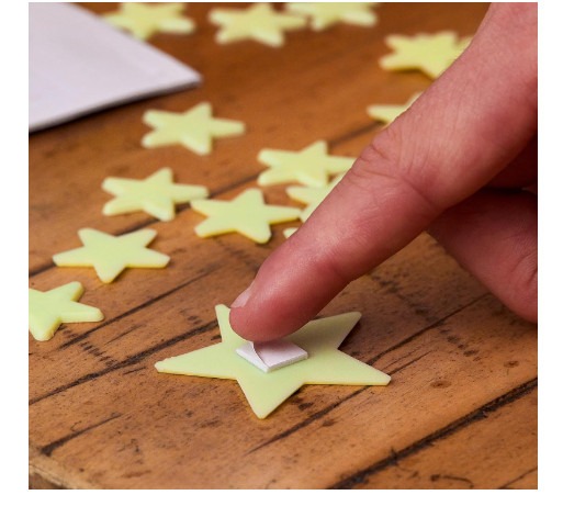 Deluxe Glow Stars; Glow in the Dark Stars for Ceiling, Ceiling Stars