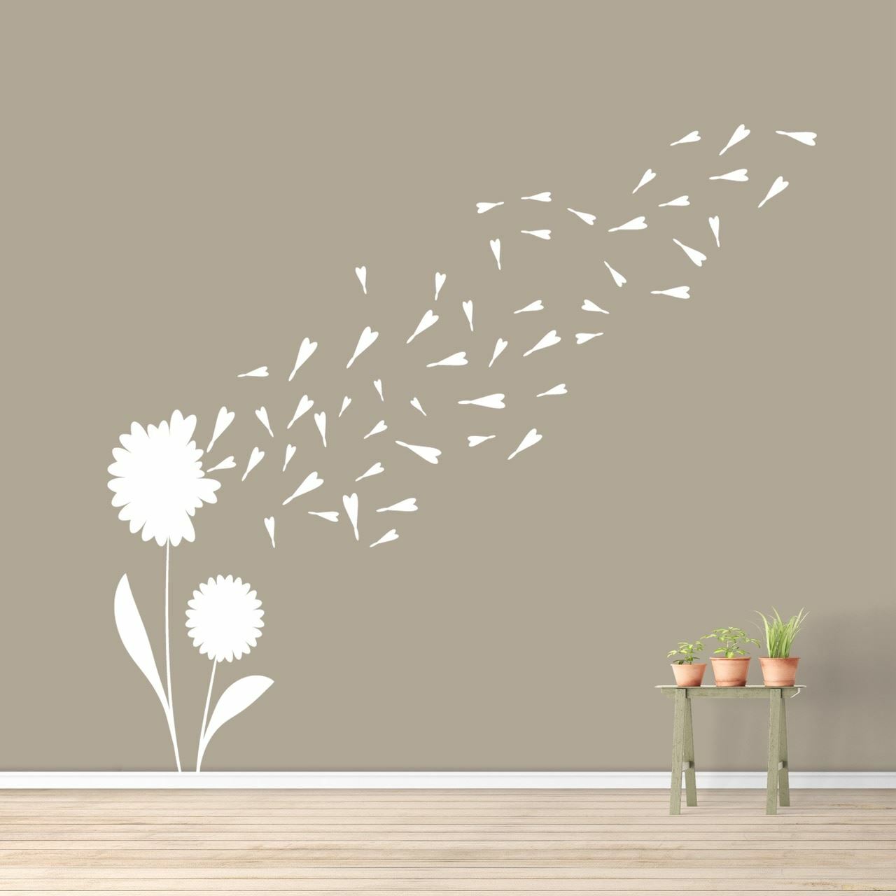 Dandelions Wall Decal – Flowers, Spring, Summer, Wall Accent, Wall Art, Decor