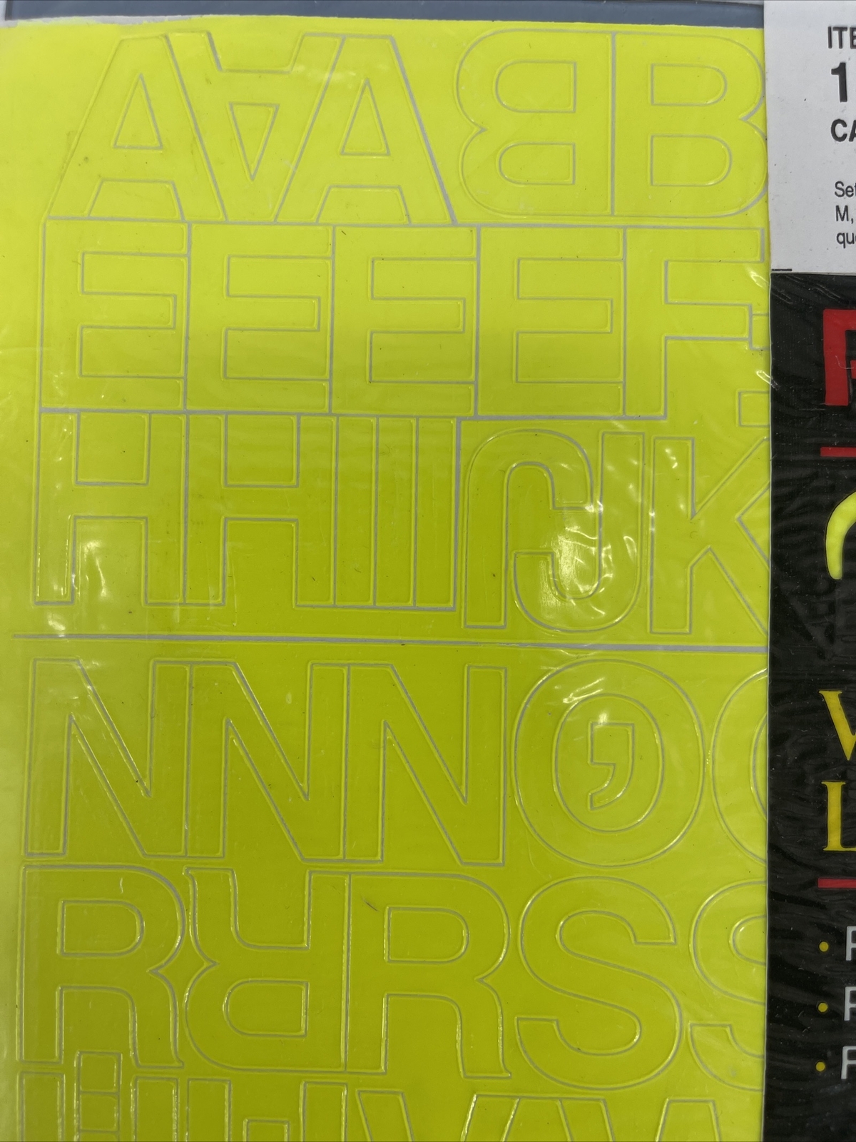 Presto Vinyl Lettering Solid Vinyl Sheets Foil Vivid Yellow #06167
