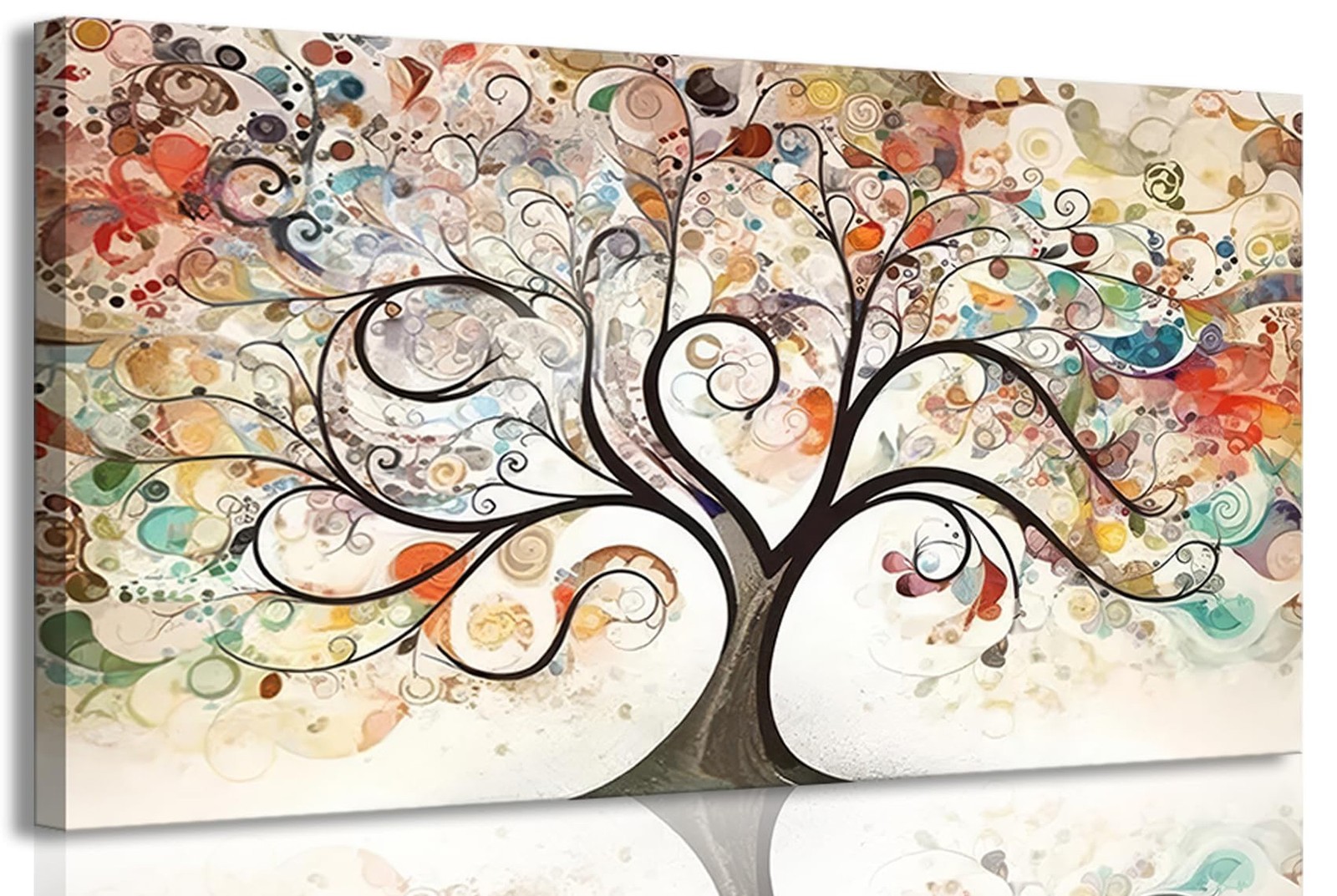 Tree of Life Canvas Wall Art Abstract plant picture Natural Scenery Poster Pr…