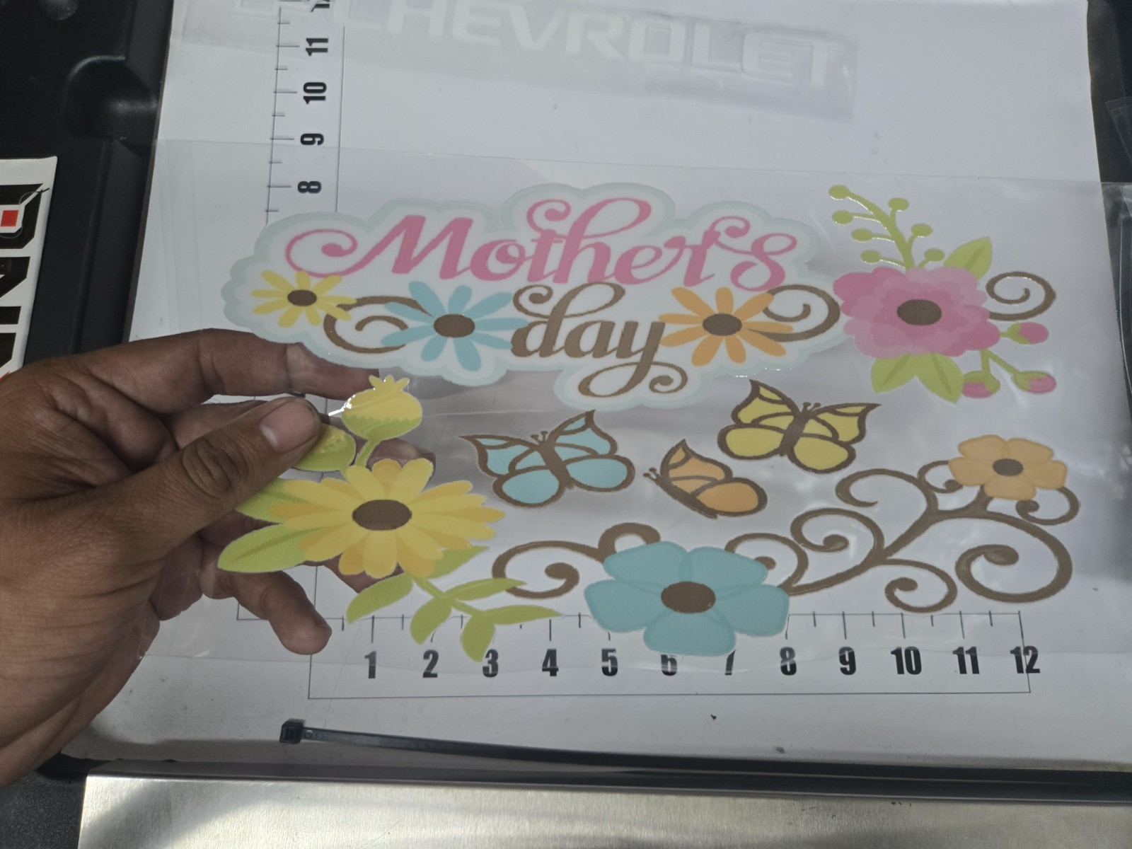 Happy Mothers Day Sticker Uv dtf Size Sheet 5.5×10.5 Inch
