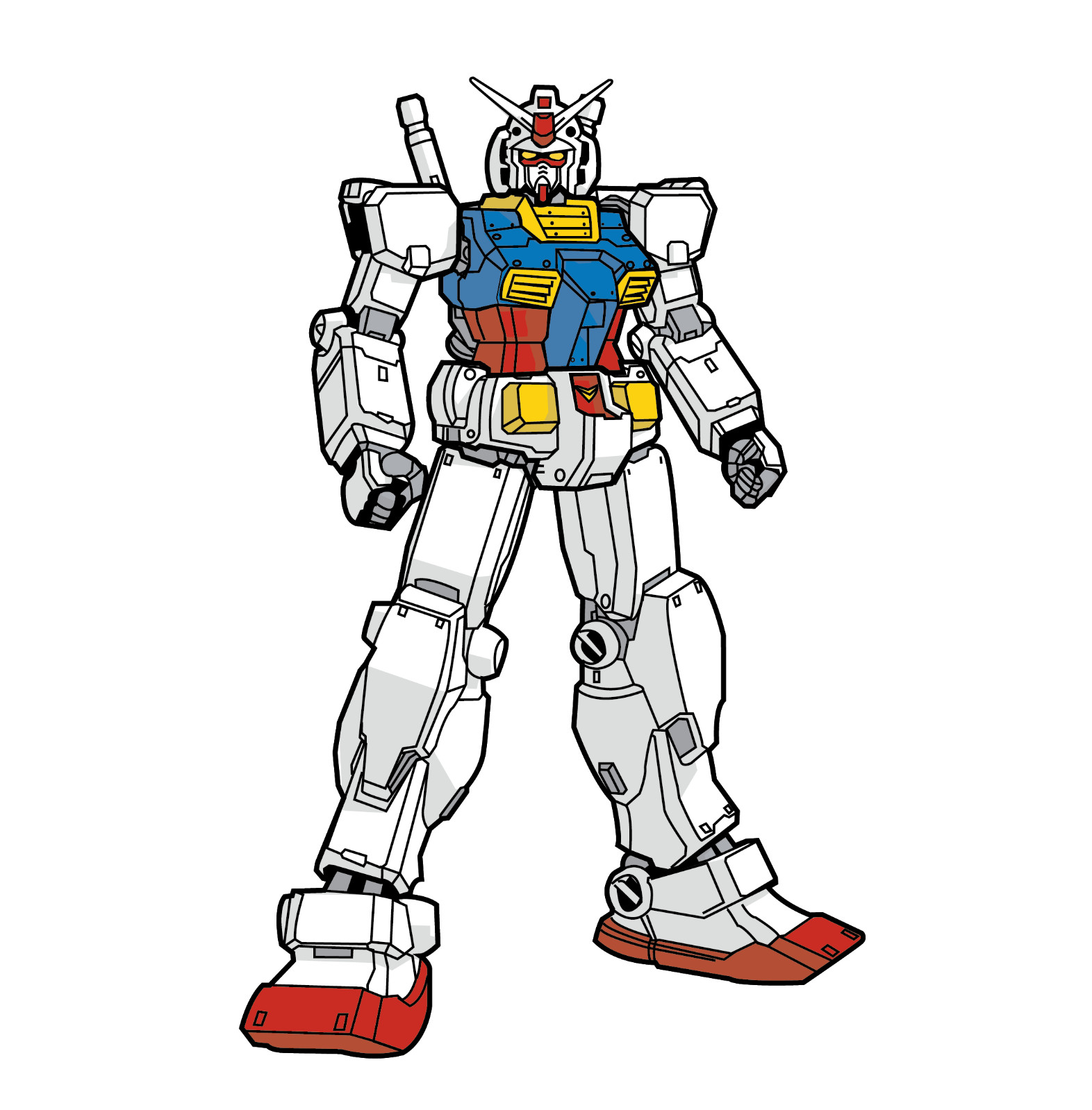 Gundam wing sticker anime skate cell laptop bumper vinyl decal