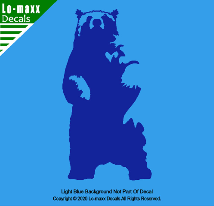Bear Art Truck Car RVs SUV Trailer Boat Gun Case Hunting Die Cut Vinyl Decal