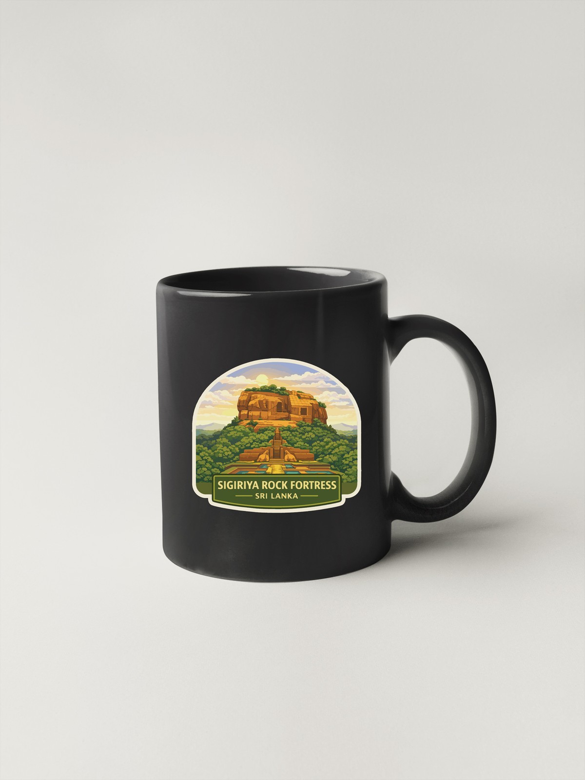 Sigiriya Rock Fortress site Sri Lanka Sticker Decal Vinyl Die-Cut World Heritage