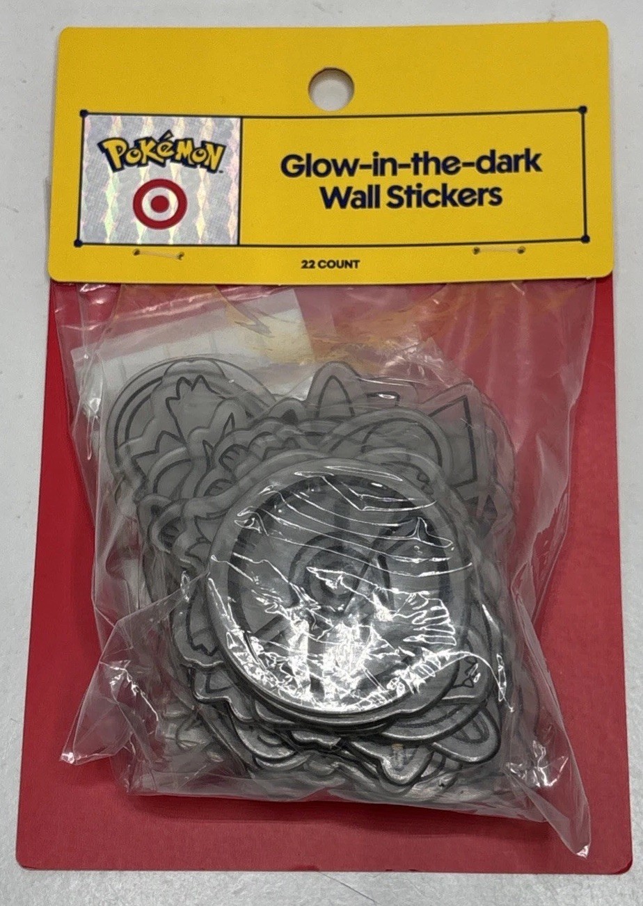 Target X Pokemon Glow-In-The-Dark Wall Sticker New 30th Anniversary Target