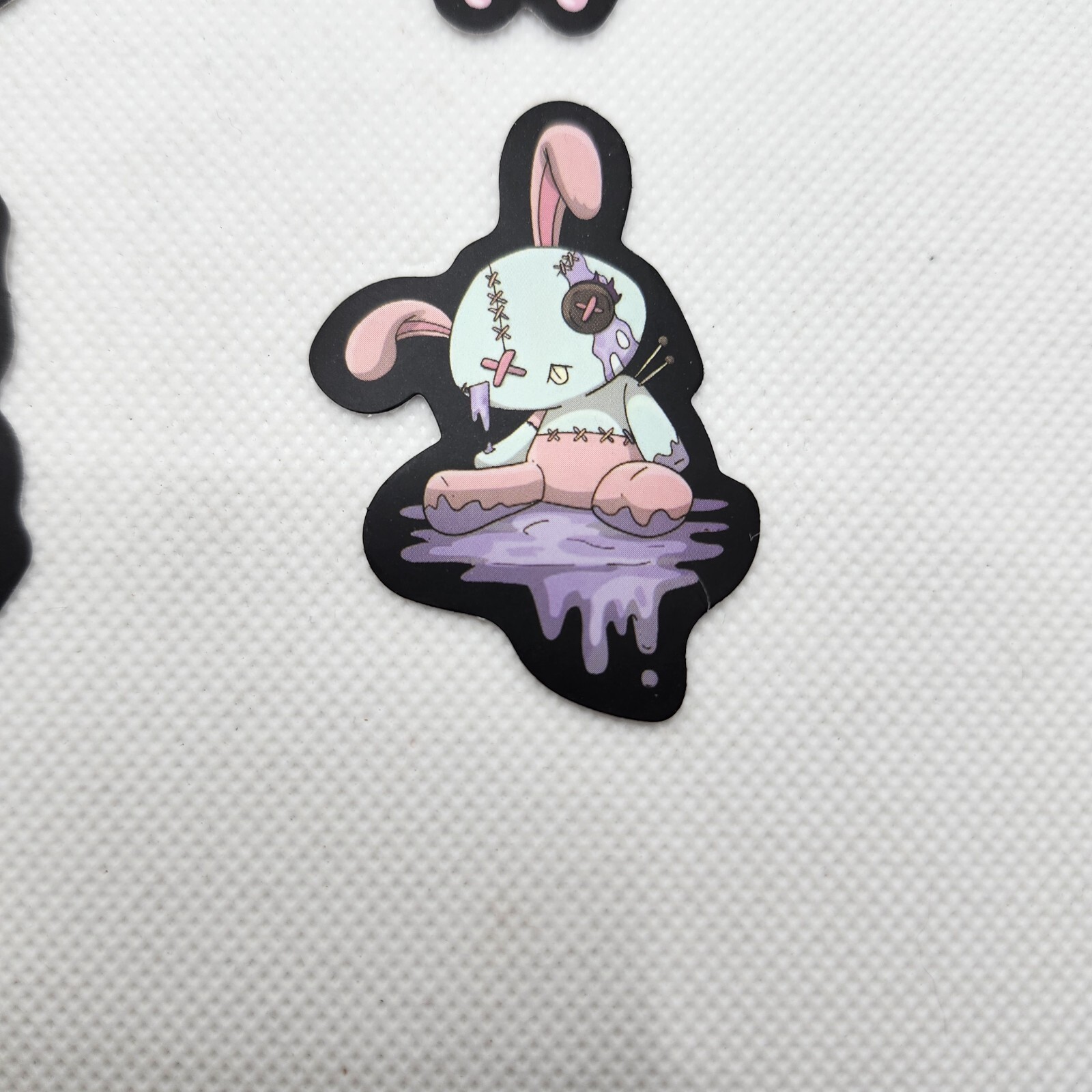 Lot Of 9 Morbid Goth Creepy Cute Dark Pastel Vinyl Waterproof Stickers Plushies
