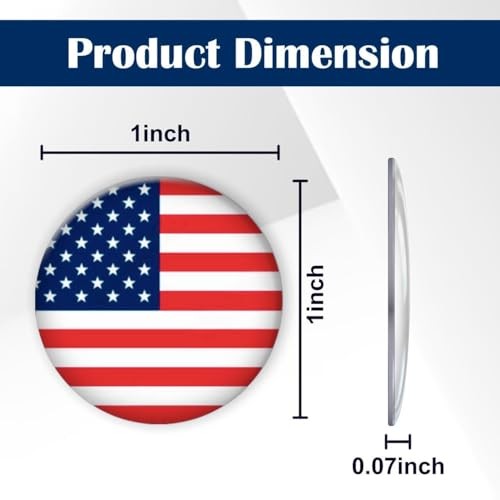 Patriotic 3D Silicone Stickers for Laptop, Phone, and Car – Classic Flag