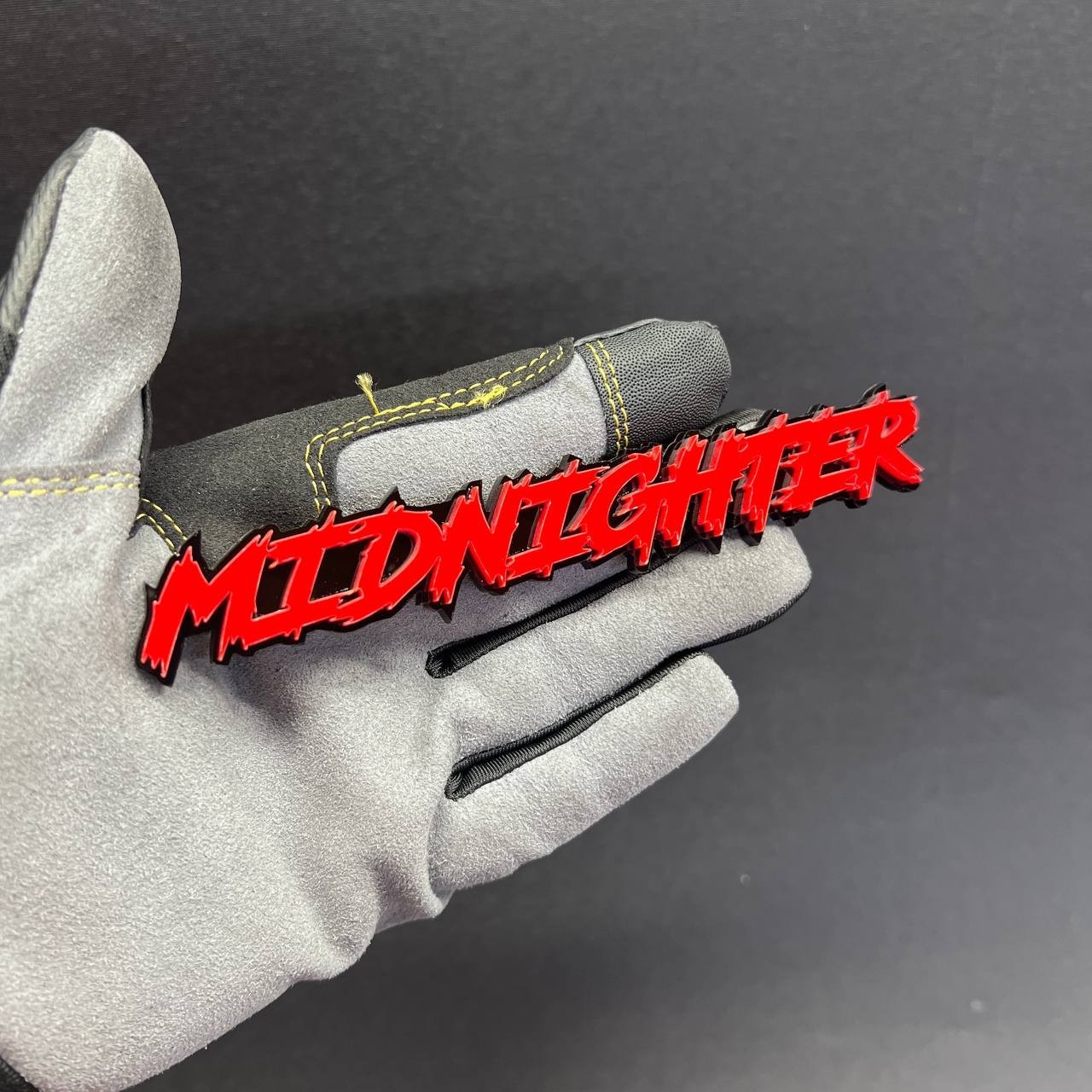 Midnighter 3D Car Badge Fender Emblem – Grille Holder Acrylic Car Decal 1PC