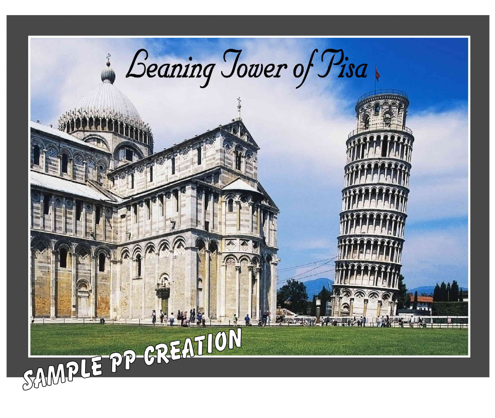 LEANING TOWER OF PISA photo fridge MAGNET 4 X 3 inches TRAVEL