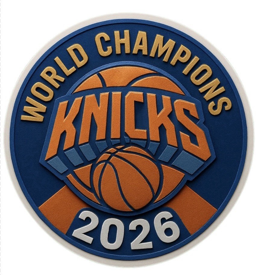 2026 World Champion NYC Knicks NBA🔥3.5 x 3.5 Inch Vinyl Sticker🔥Quantity
