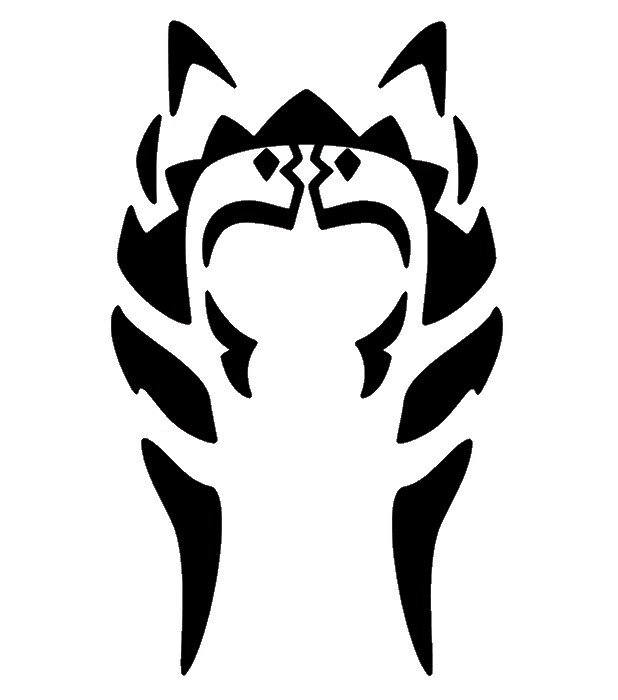AHSOKA TANO, PADAWAN, JEDI, STAR WARS, Decal Stickers for Cars, Windows, Laptops