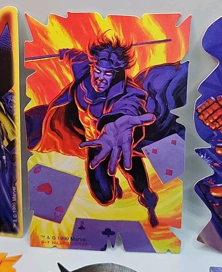 Lot Of 9 1999 Marvel Comics Die Cut Stickers 3×4" Vending Machine A&A Global New