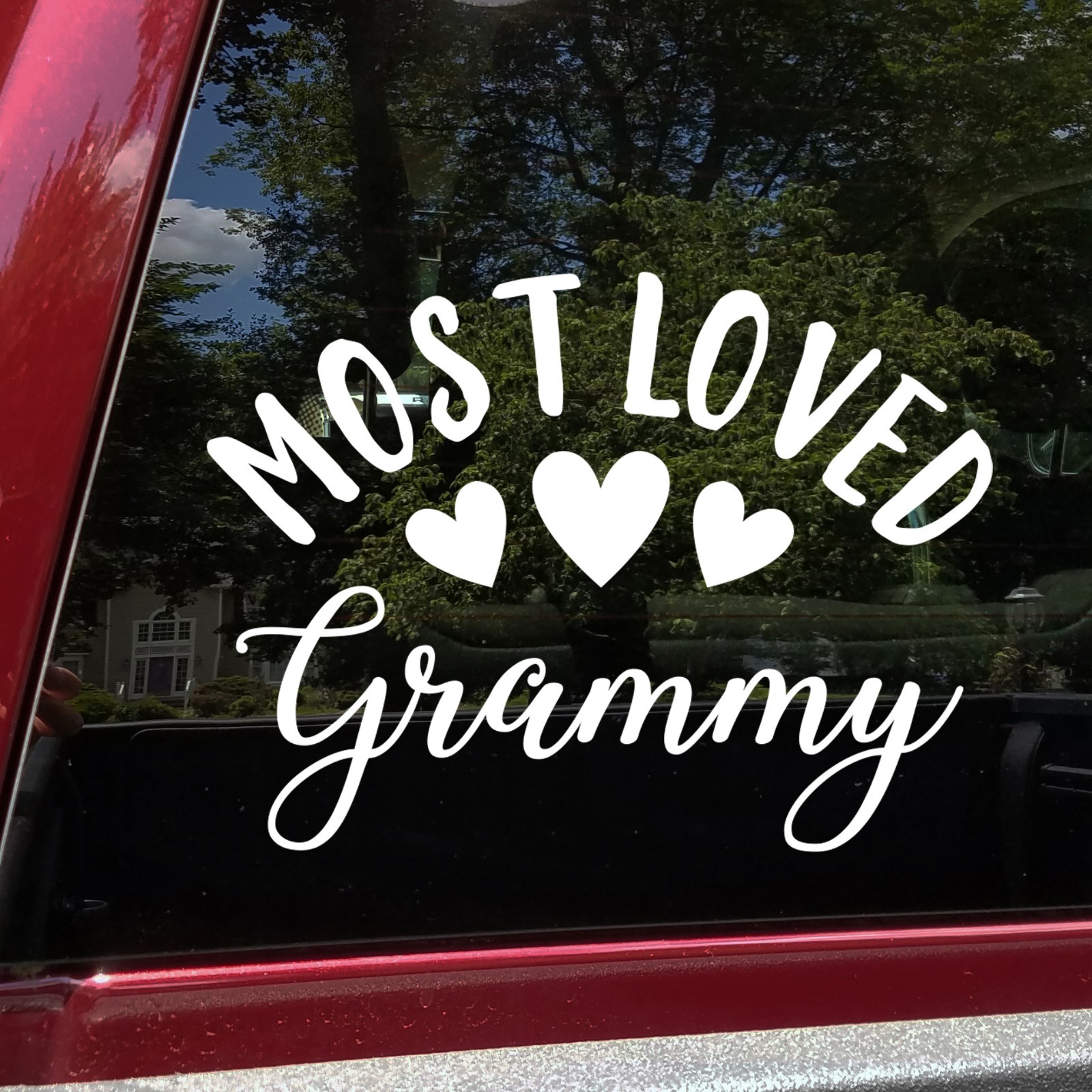 Most Loved Customized Vinyl Sticker Decal Personalized Grandma Nana Mimi Family