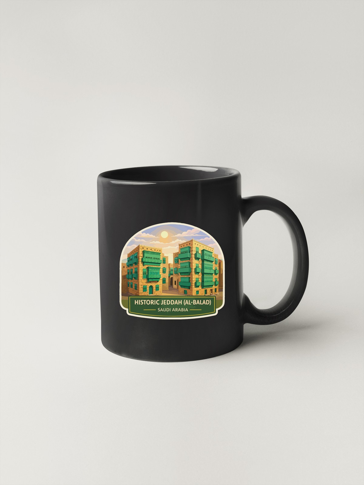 Historic Jeddah coral houses Saudi Arabia Sticker Decal Vinyl Die-Cut Heritage