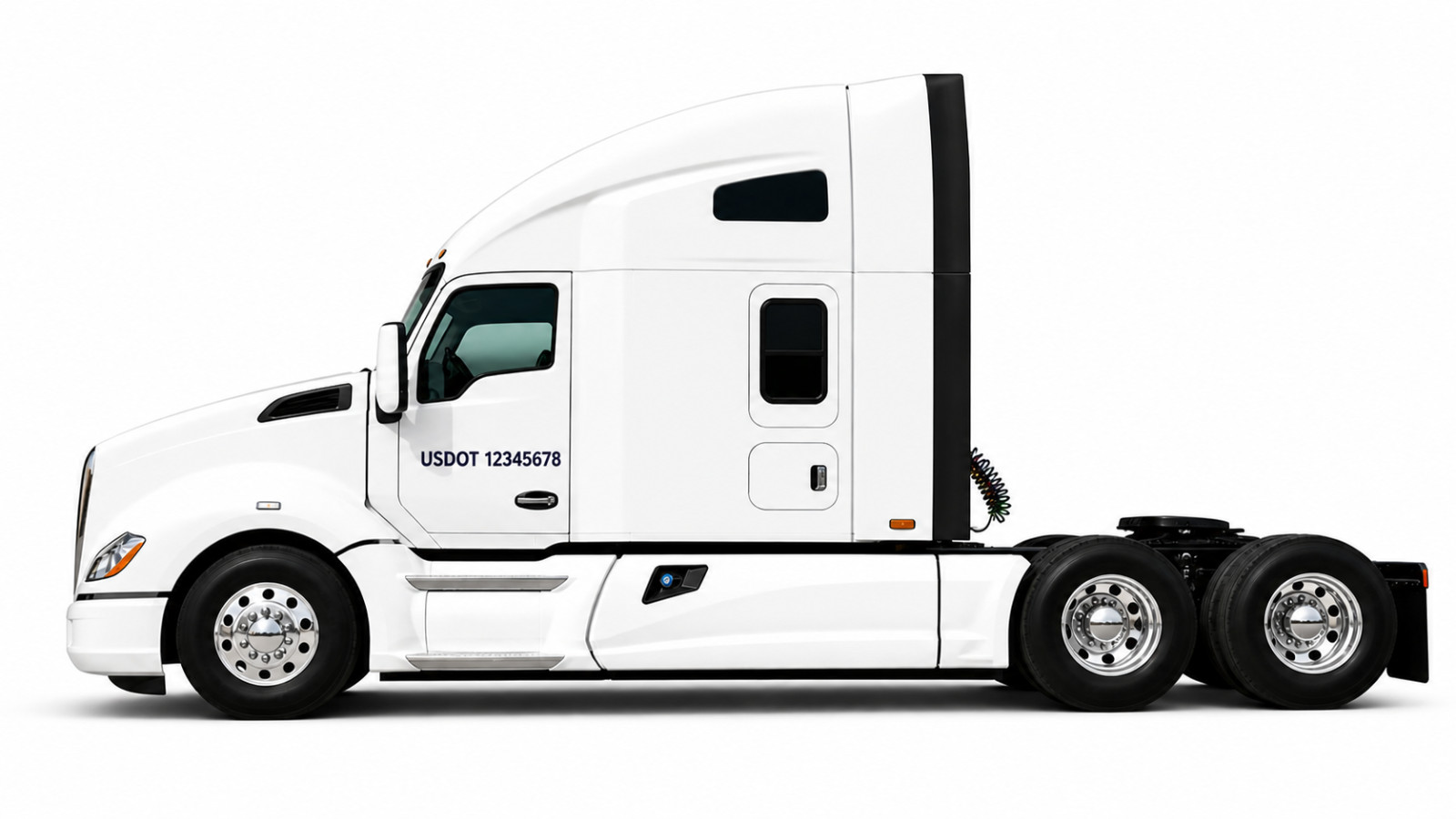 Custom USDOT Number Decals 2 Pack 2"x20" Truck Door Stickers Commercial Vinyl Le