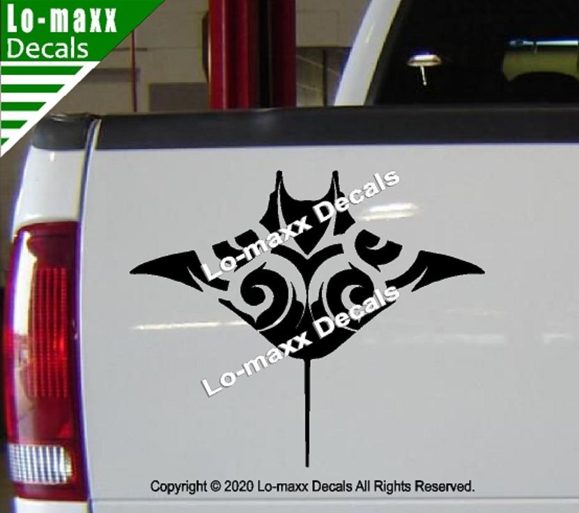 Manta Ray Fish Sea Life Seashore Ocean Beach Car Truck SUV Die Cut Vinyl Decal