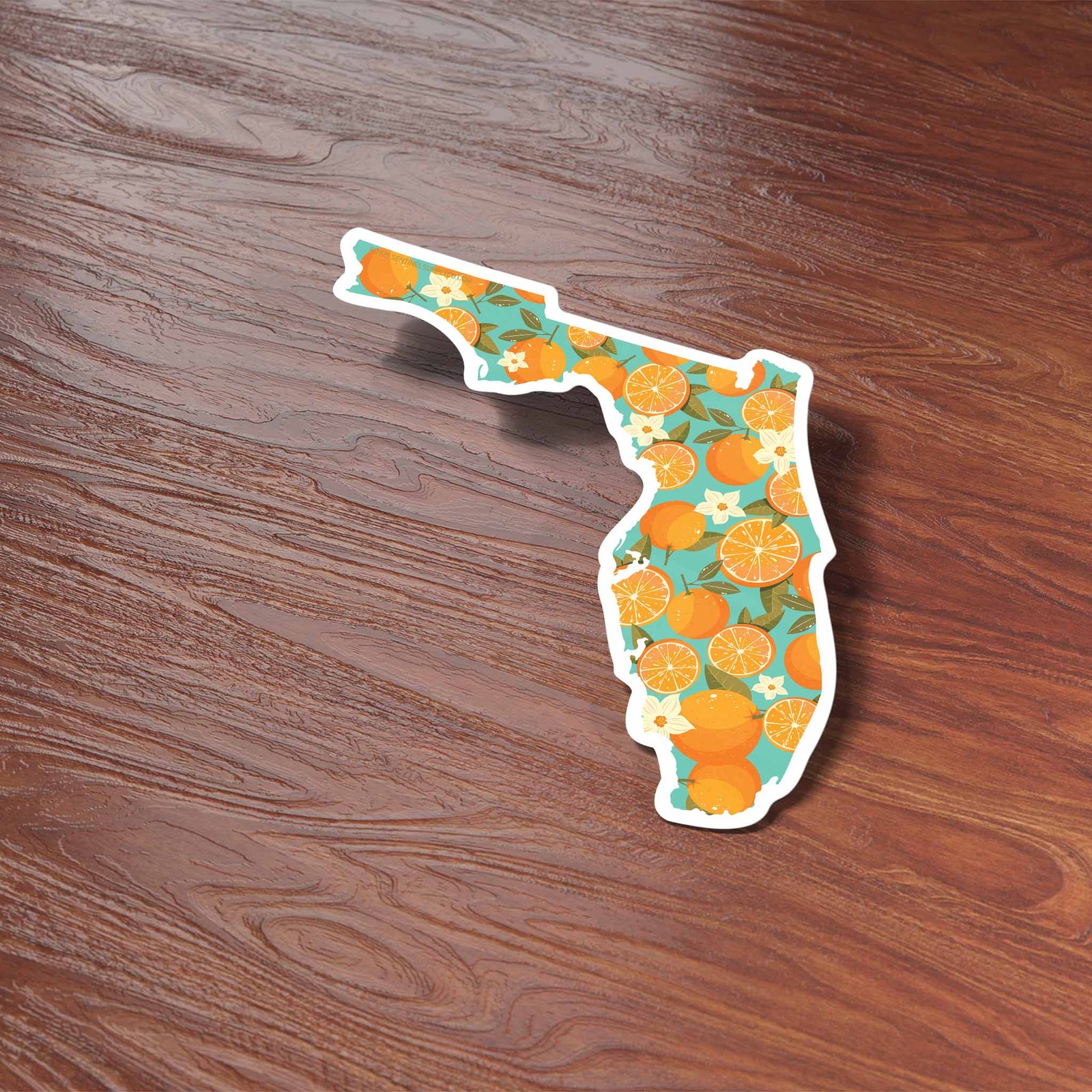 Florida Orange Bumper Sticker – Cute FL Decals