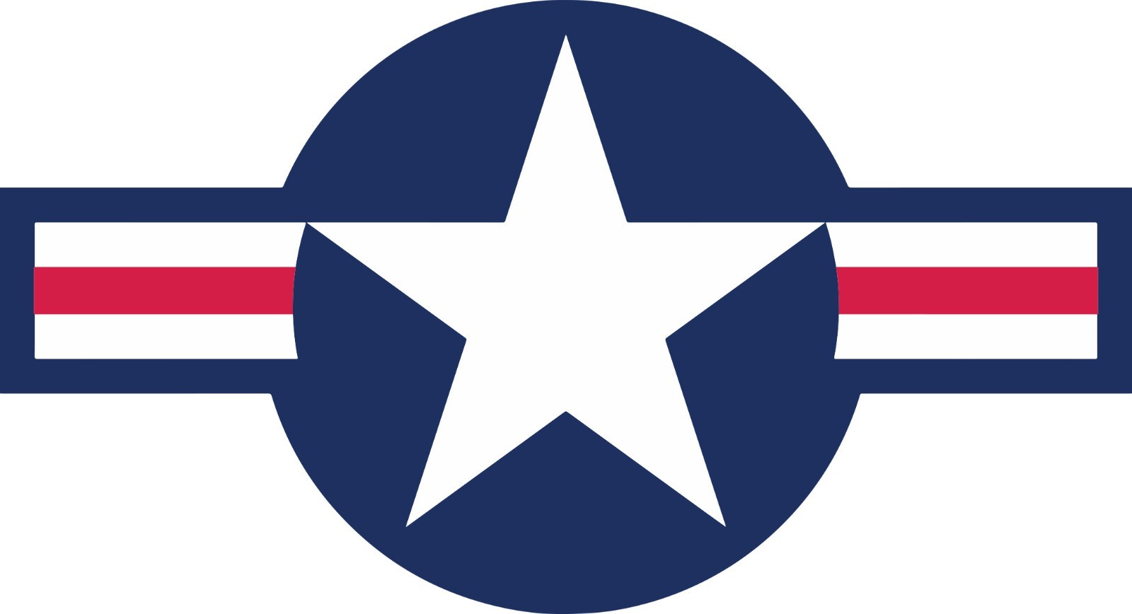 USAF US Air Force Insignia Indoor Wall Vinyl Decal Sticker 5"-52" plane jet