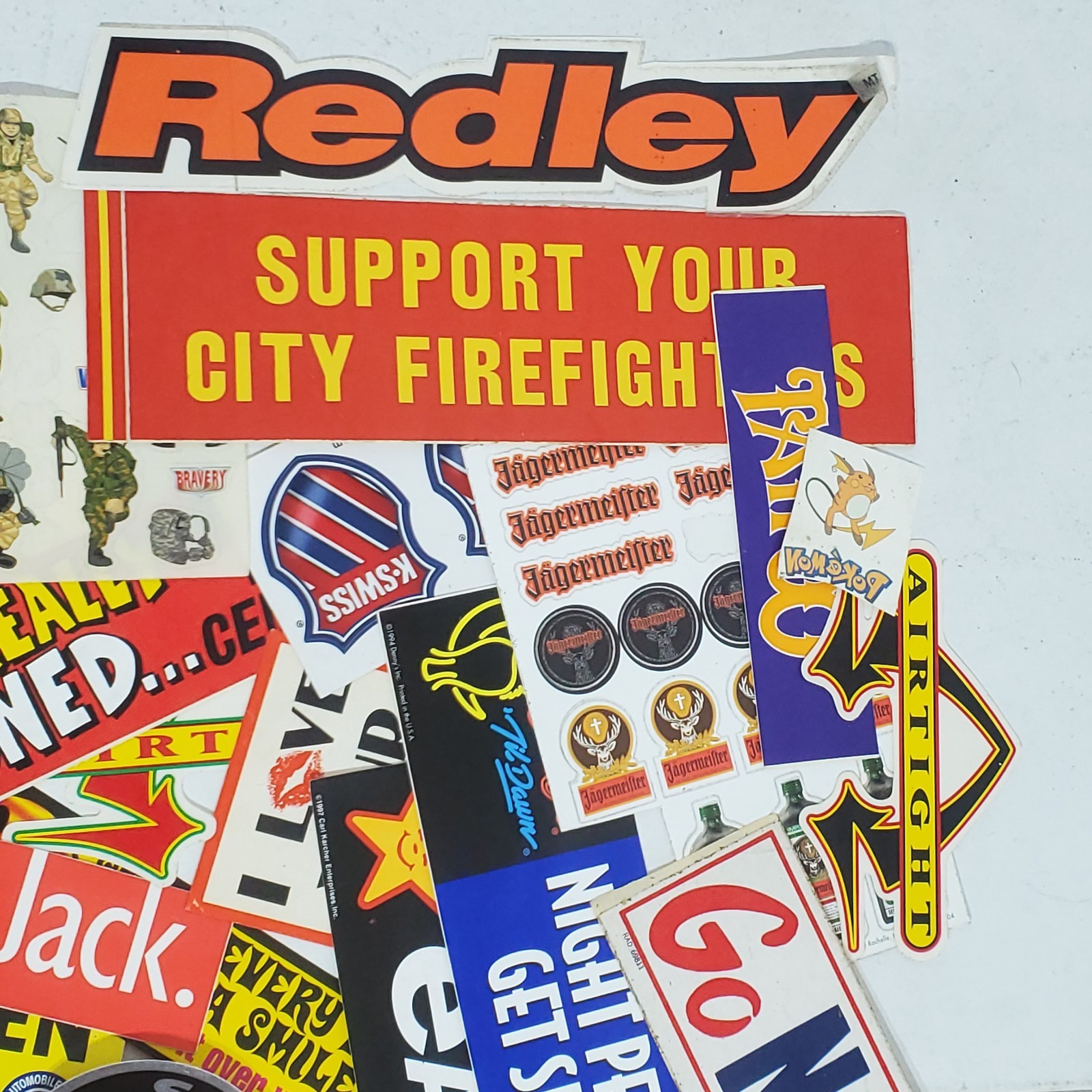 HUGE Sticker Lot Of 75 Assorted Fast Food Novelty Humorous Racing Vans & More