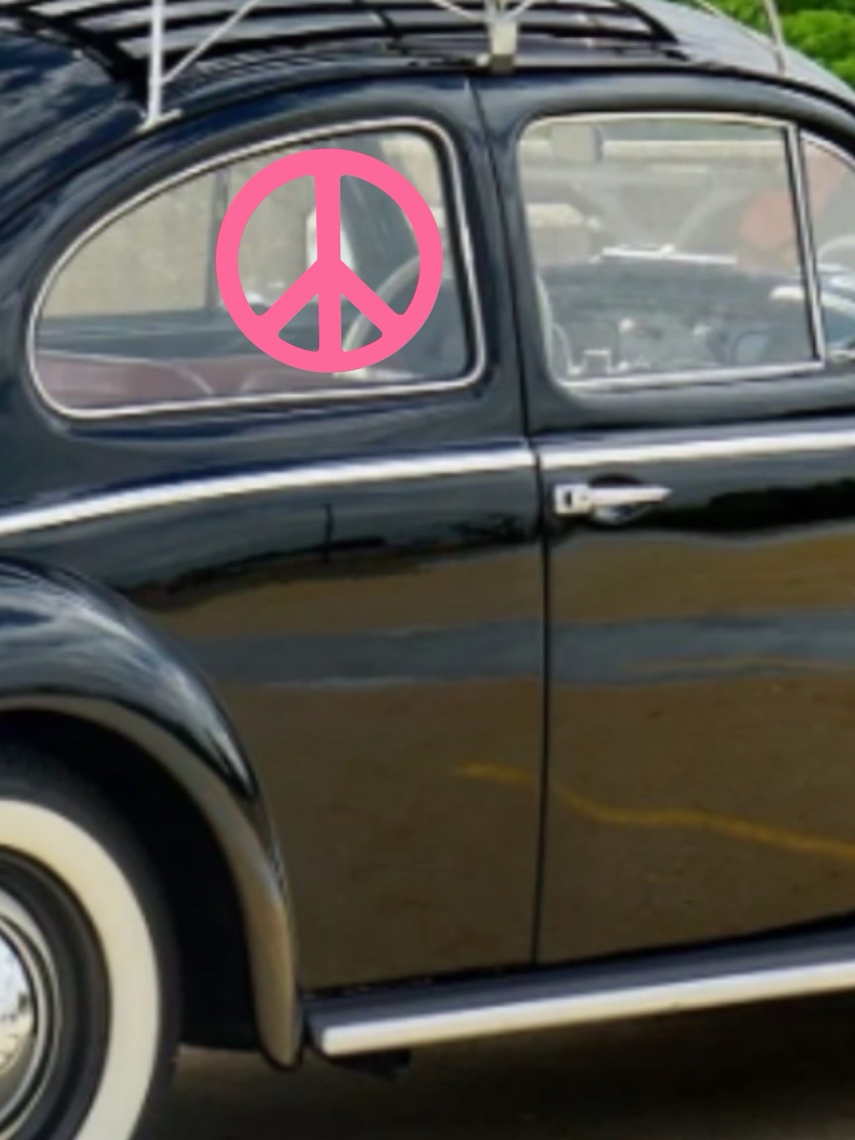 Peace sign Vinyl Decal for car Windows Laptops any smooth surface