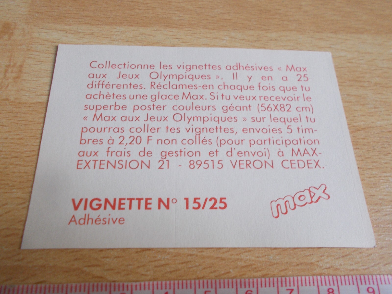 Sticker Glaces Motta – Max Aux Games Olympics – Saut IN Height