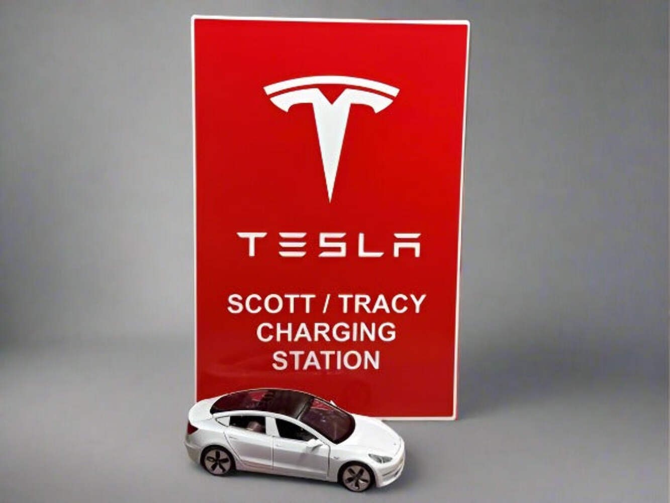 Tesla Charging Sign Wall Connector Home Mobile Charger Model 3 S X Y