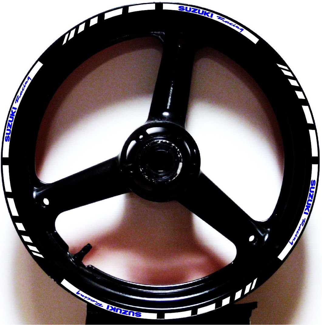 CUSTOM GP RIM STRIPE WHEEL DECAL TAPE STICKER SUZUKI Racing GSX 600 750 KATANA R