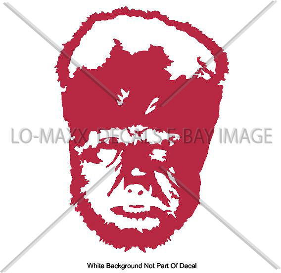 Wolfman Monster Art Spooky Cool Scary Movie Horror Classic Die Cut Vinyl Decal