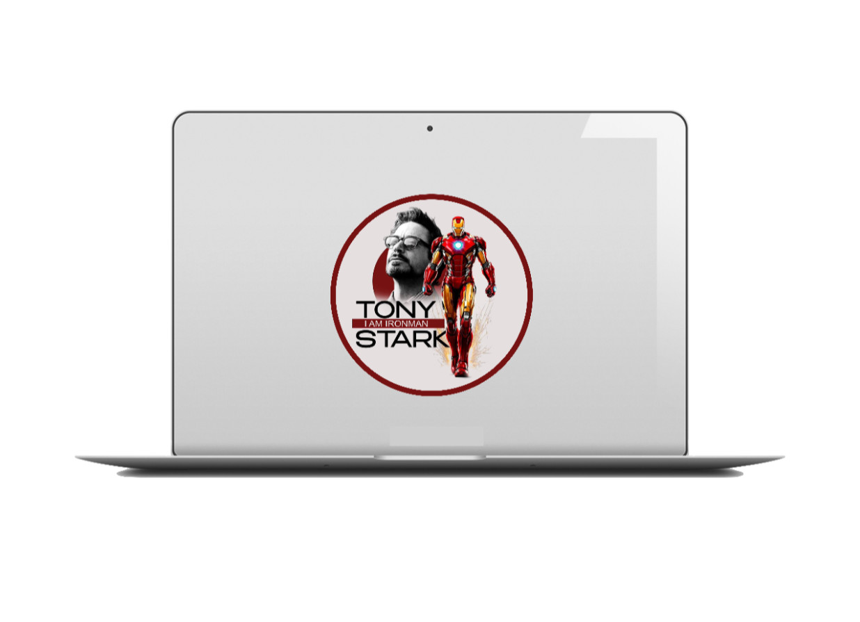 Avengers (Tony Stark) – 4" Vinyl Decal Handmade Vehicle Cooler Laptop Decor Cup
