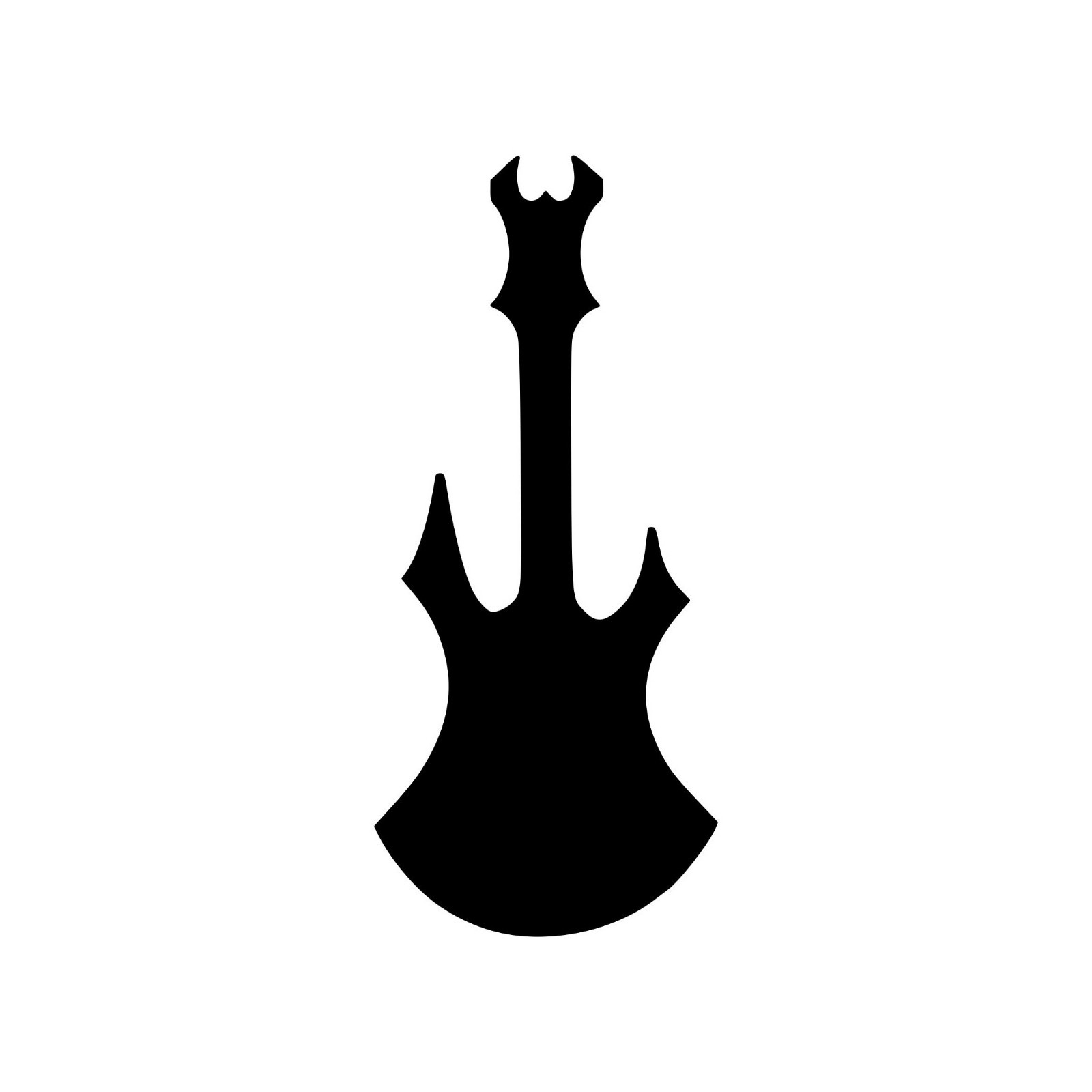 Electric Guitar | Vinyl Decal Sticker | Heavy Metal Rock and Roll |